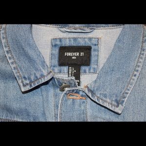 forever 21 dyed jean jacket